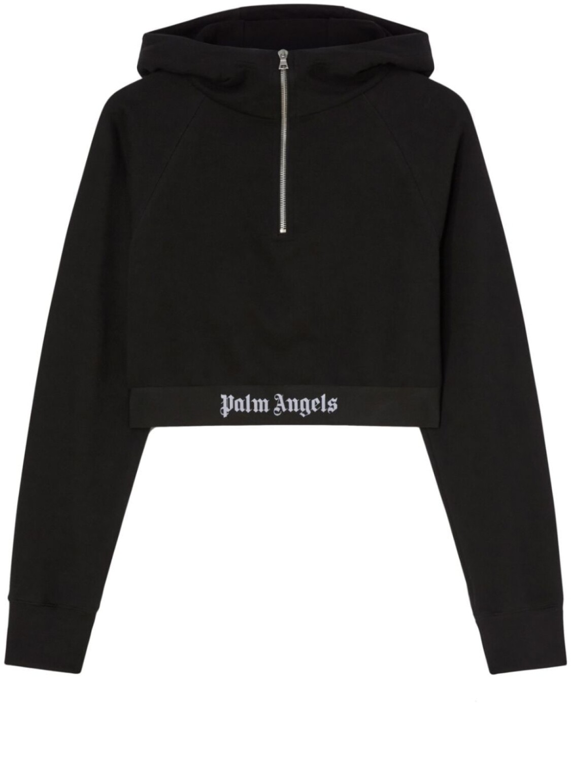 

Palm Angels укороченная толстовка с логотипом, черный