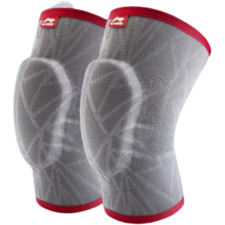 

Баскетбольные велосипедные роликовые детские наколенники из эластана полиэстера полиамида LINING, серо-красный