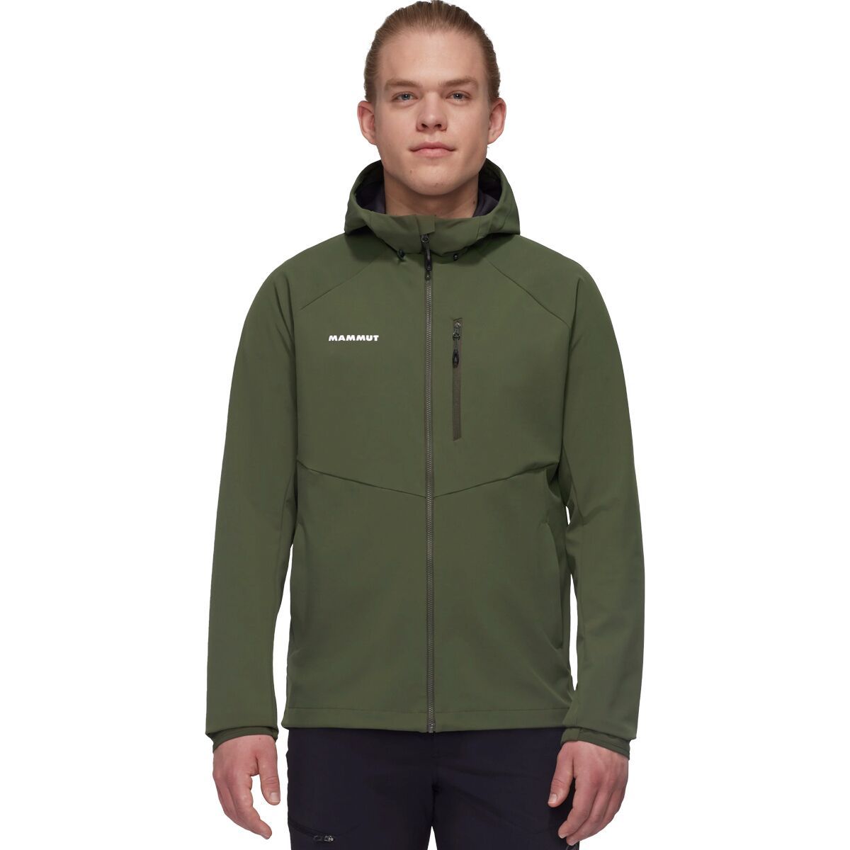

Ультракомфортная худи с капюшоном Mammut, цвет dark marsh