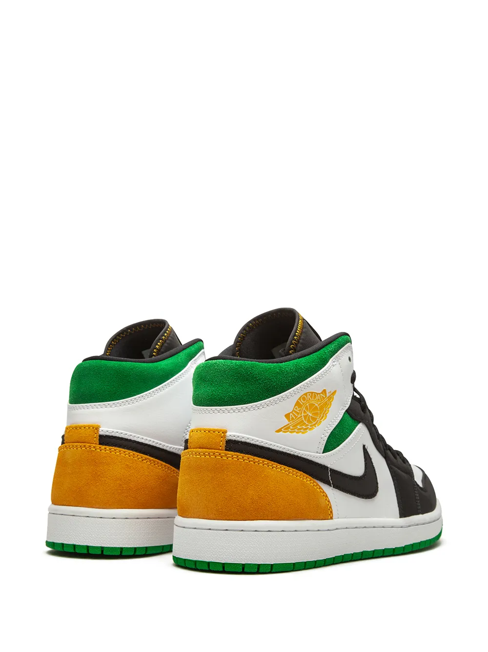 Кроссовки Air  1 Mid Oakland Jordan, белый — фото 3