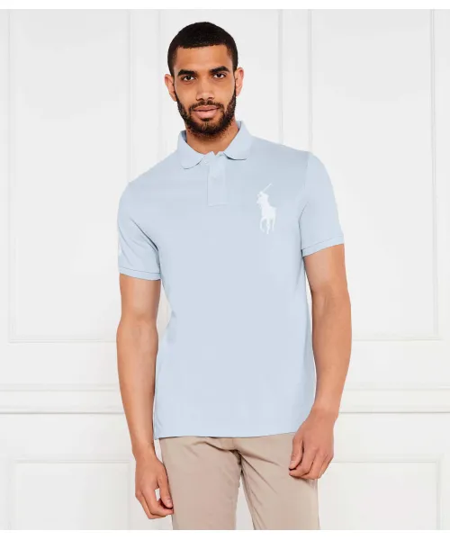 

Футболка поло Slim fit Polo Ralph Lauren, синий
