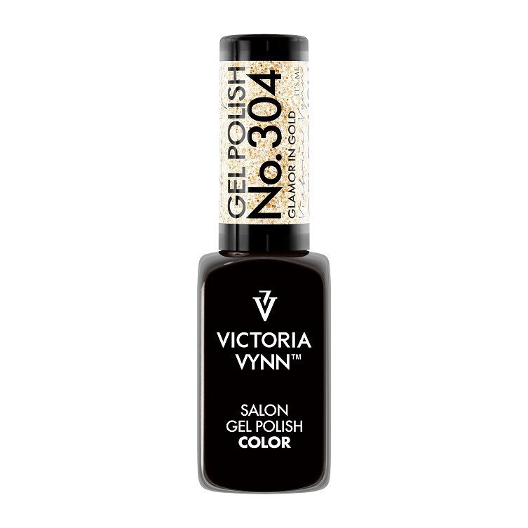 

Лак для ногтей Victoria Vynn Hybrid 304 Glamour in Gold 8 мл