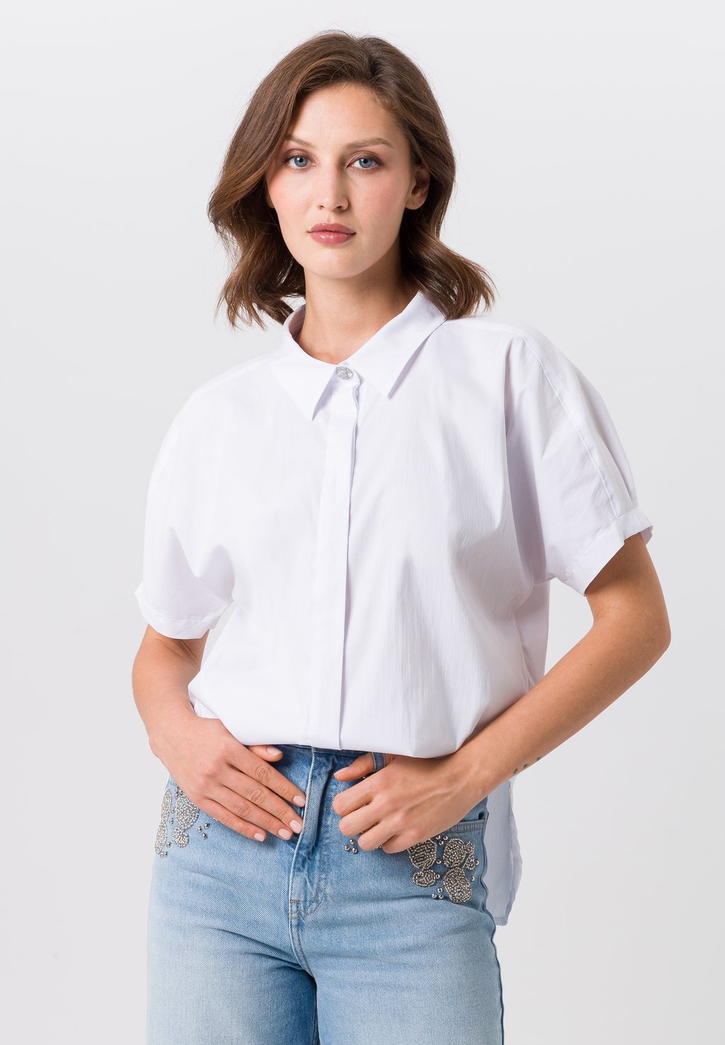 

Блузка на пуговицах TUZZI, белый