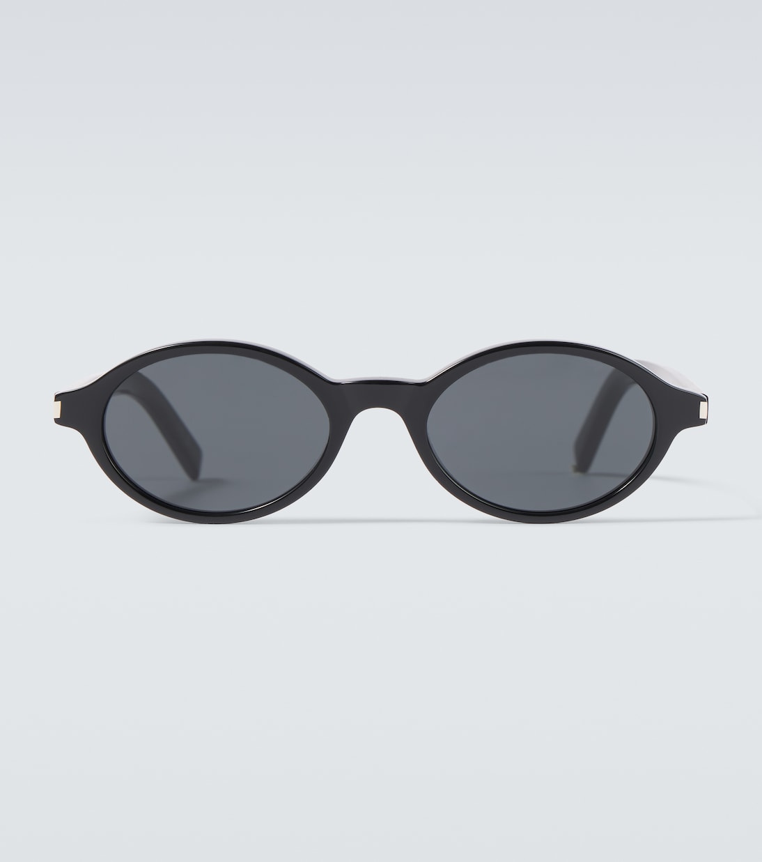 

SL 751 Jeanne овальные солнцезащитные очки Saint Laurent, Black-Black-Black