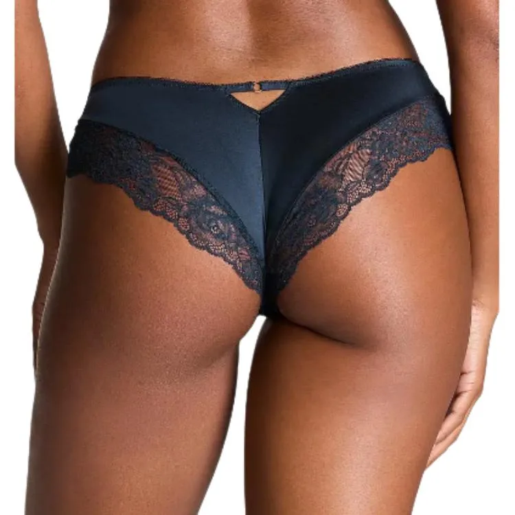Victoria's Secret Трусики женские 1 шт бархатные синие — фото 4