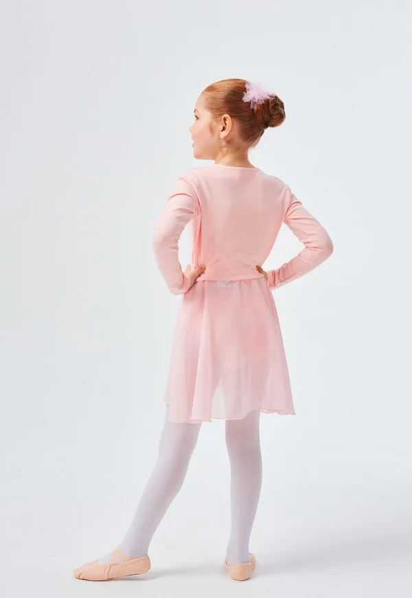 Топ с длинными рукавами mia mit twist Tanzmuster, Ballett Rosa — фото 4