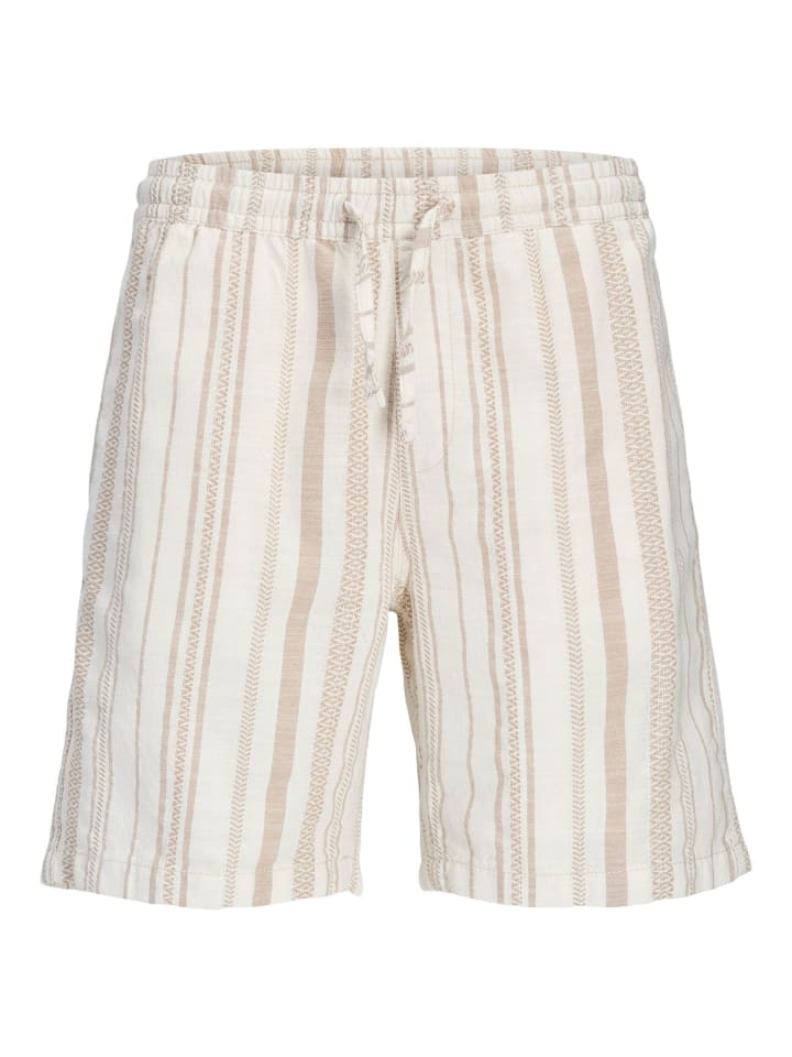 

Тканевые шорты JACK & JONES PLUS, экрю