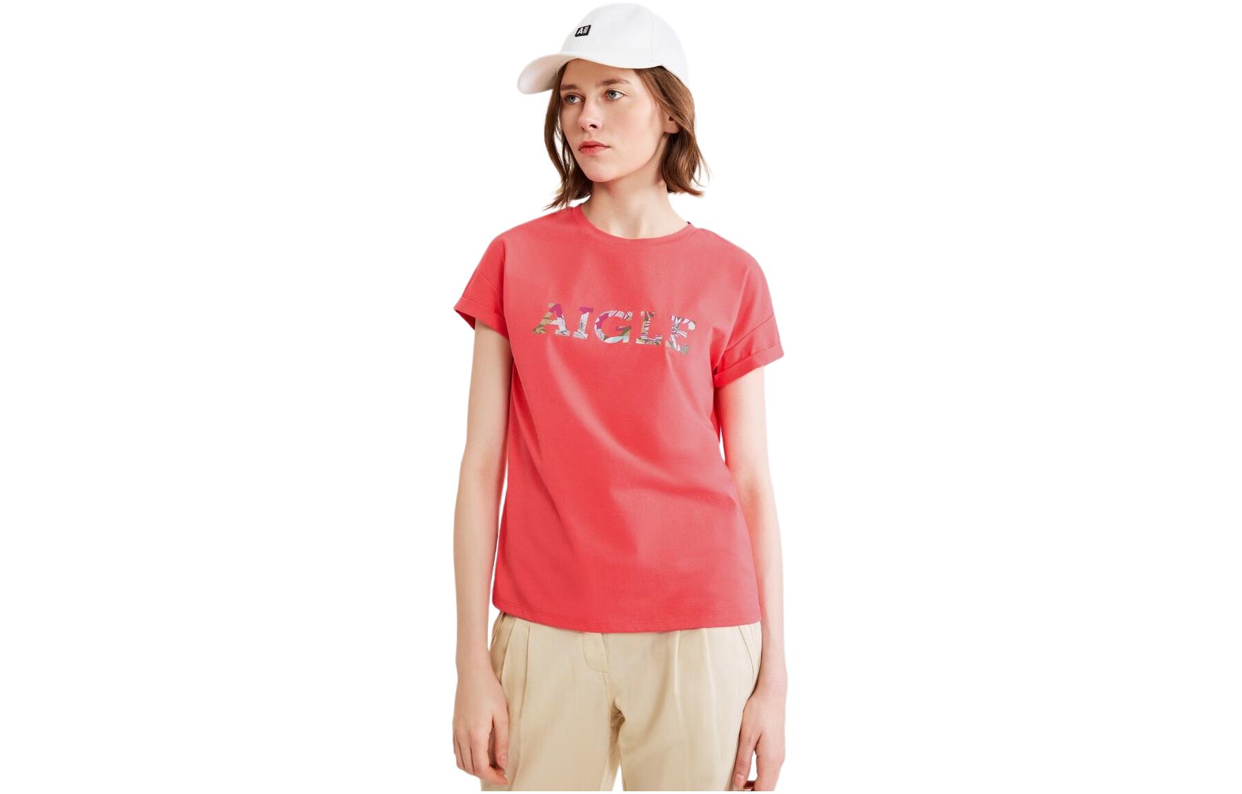 

AIGLE Футболка женская Bubble Gum Pink