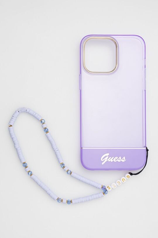

Чехол для iPhone 14 Pro Max 6,7 дюйма Guess, фиолетовый
