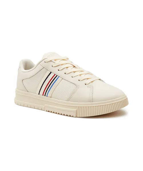 

Кожаные кроссовки Tommy Hilfiger, бежевый