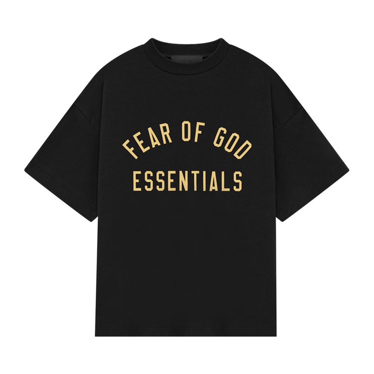 

Футболка Fear of God Essentials Kids Jersey Crewneck Tee Black, черный