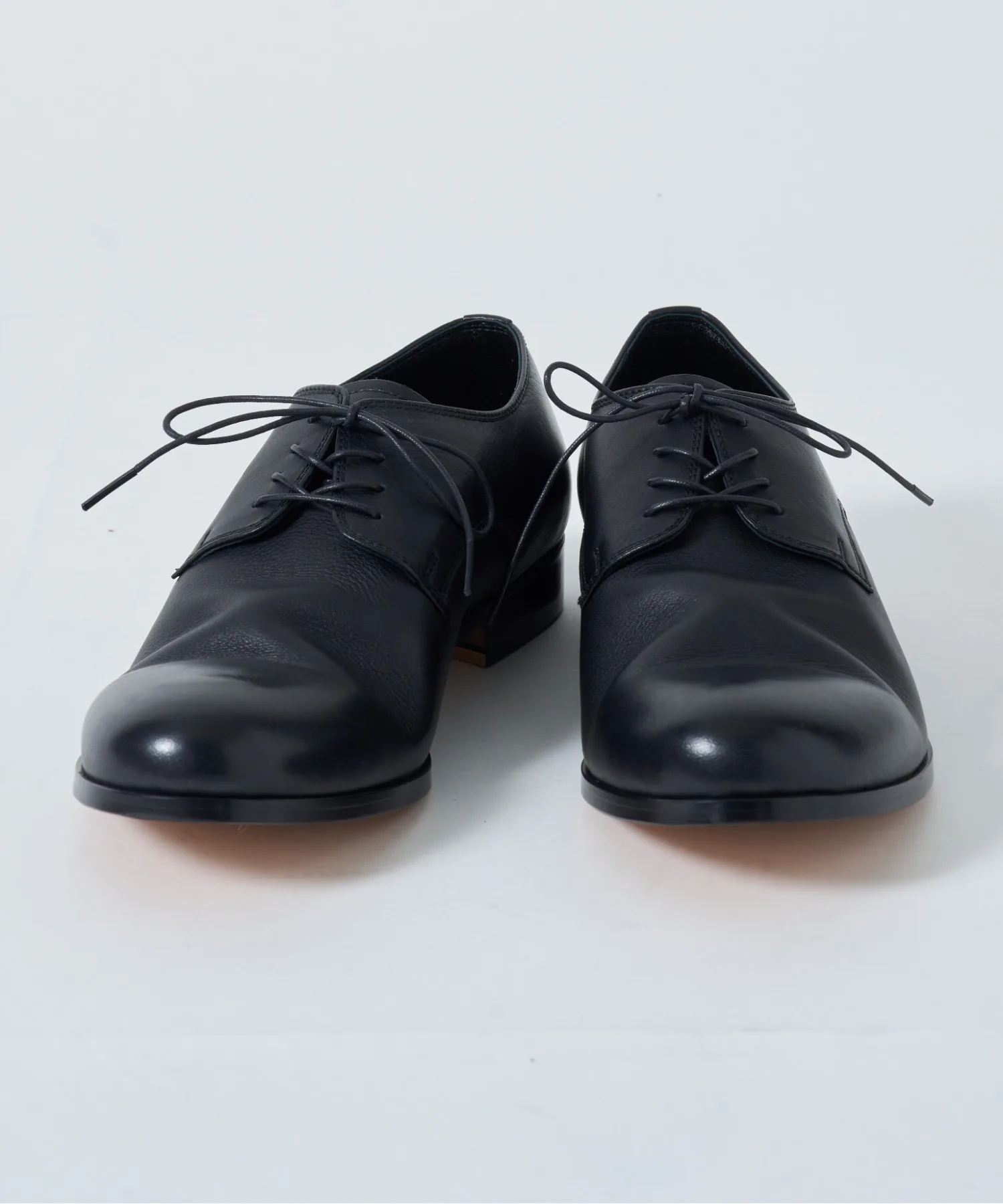 Мужские кожаные туфли DERBY PLAIN TOE PADRONE MUSEUM коричневые — фото 3
