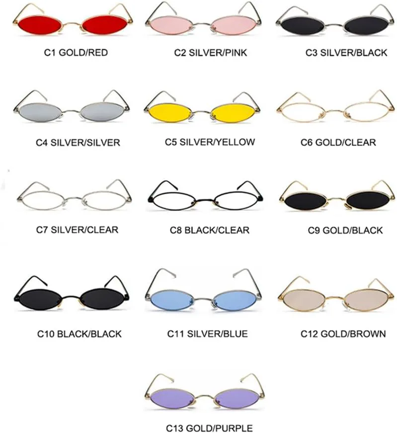 

Солнцезащитные очки UV400 - красные, маленькие, круглые, металлические, для женщин и мужчин, для бега и занятий спортом на открытом воздухе UYPTK, C3 Silver-black