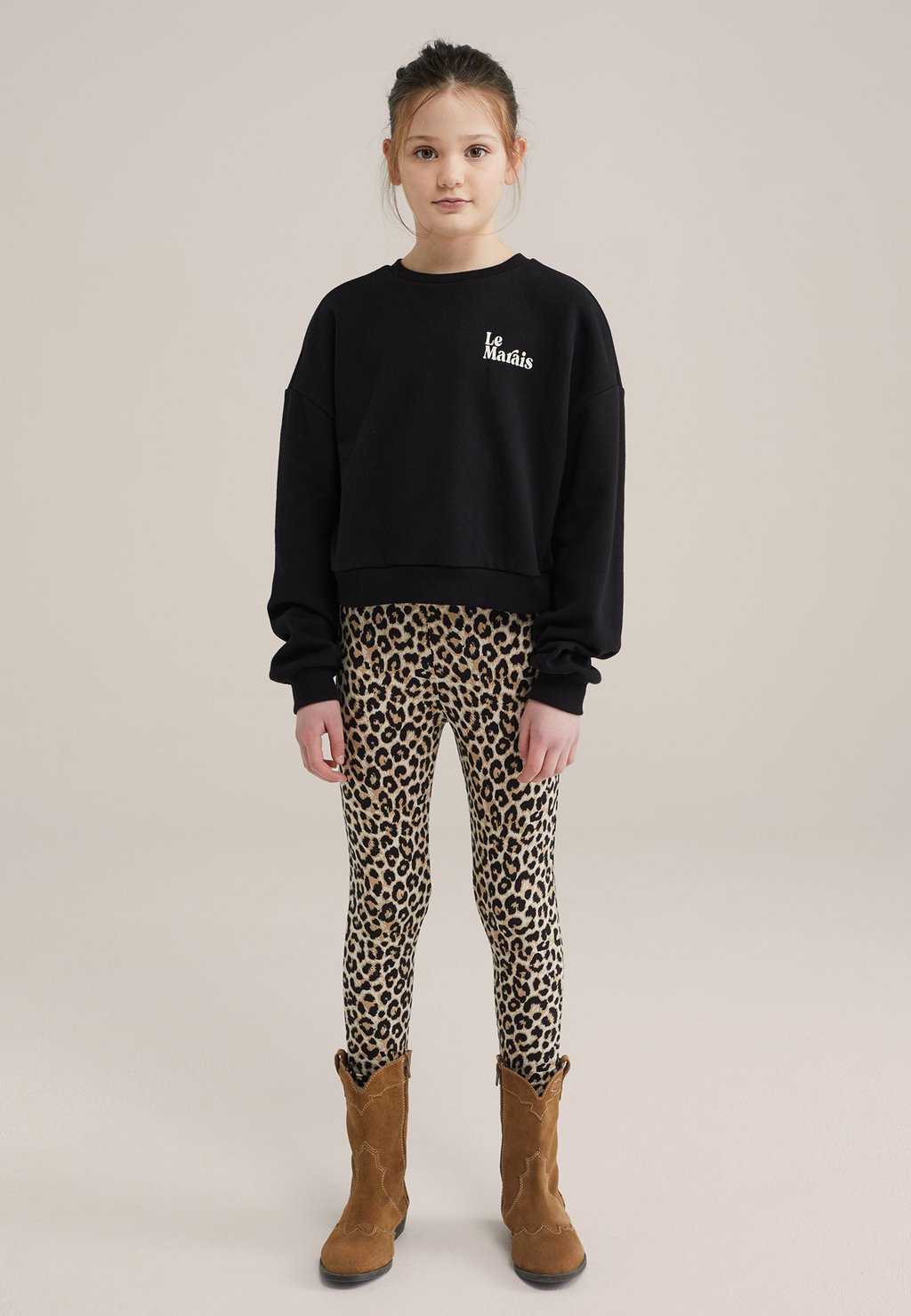 

Леггинсы WE Fashion, бежевый