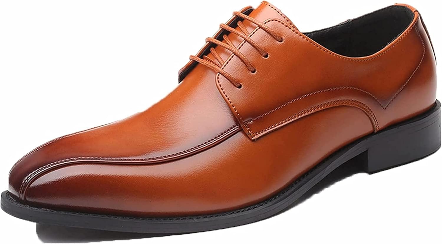 

Мужские классические туфли Yiozoi на нескользящей шнуровке, остроносые, в стиле дерби, для свадьбы, офиса, делового стиля, коричневый