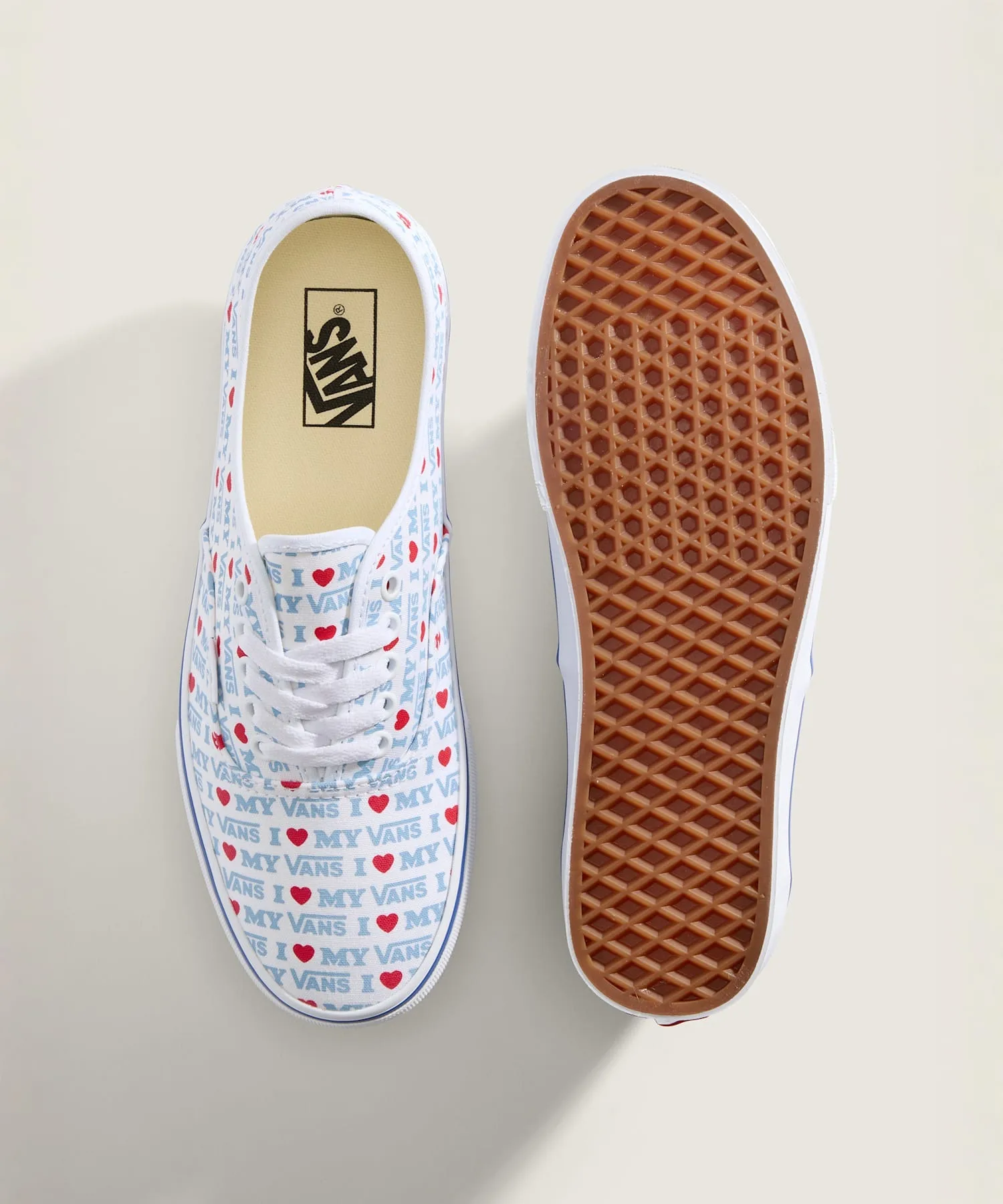 Кроссовки VANS Authentic I Love My Vans белые — фото 3
