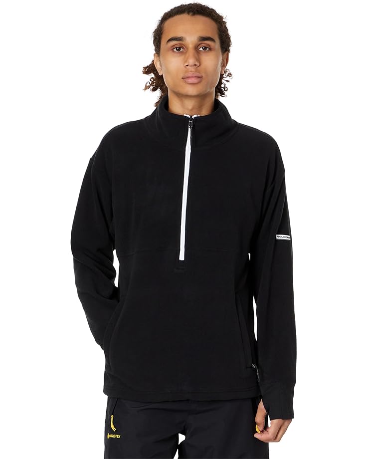 

Куртка Volcom Snow Polar Fleece Mock 1/2 Zip, черный