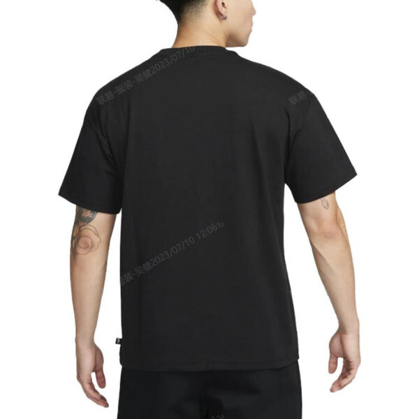 Футболка Nike SB Skate T-Shirt 'Black', черный — фото 3