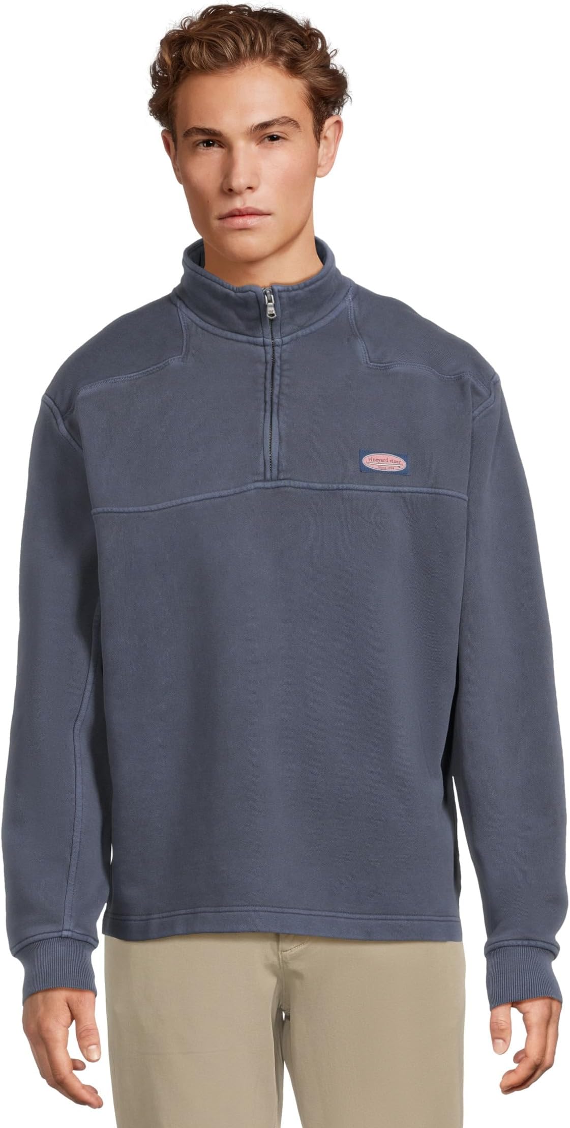 

Толстовка Vineyard Vines Garment Dyed Surf Shep Shirt, цвет Nautical Navy