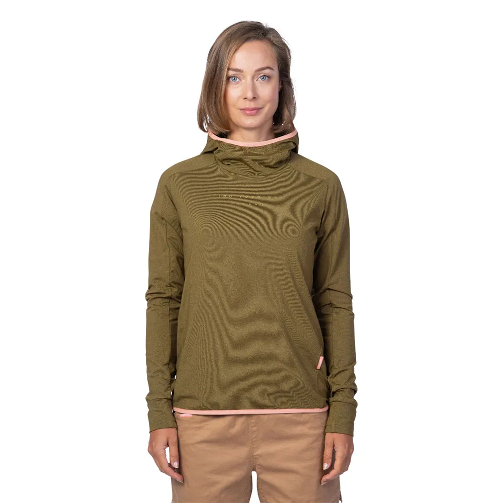 

Флис Hannah Nyma hoody full zip, зеленый