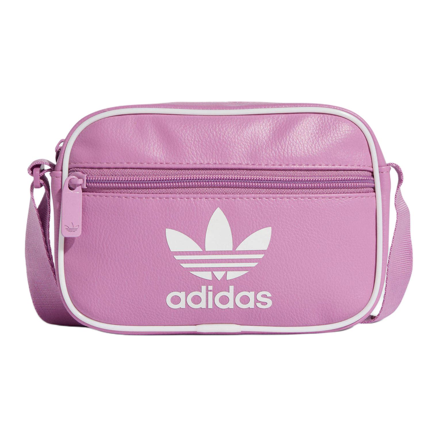 

Adidas Originals Полиуретановая мини-сумка через плечо унисекс розово-фиолетовая, Pink Purple