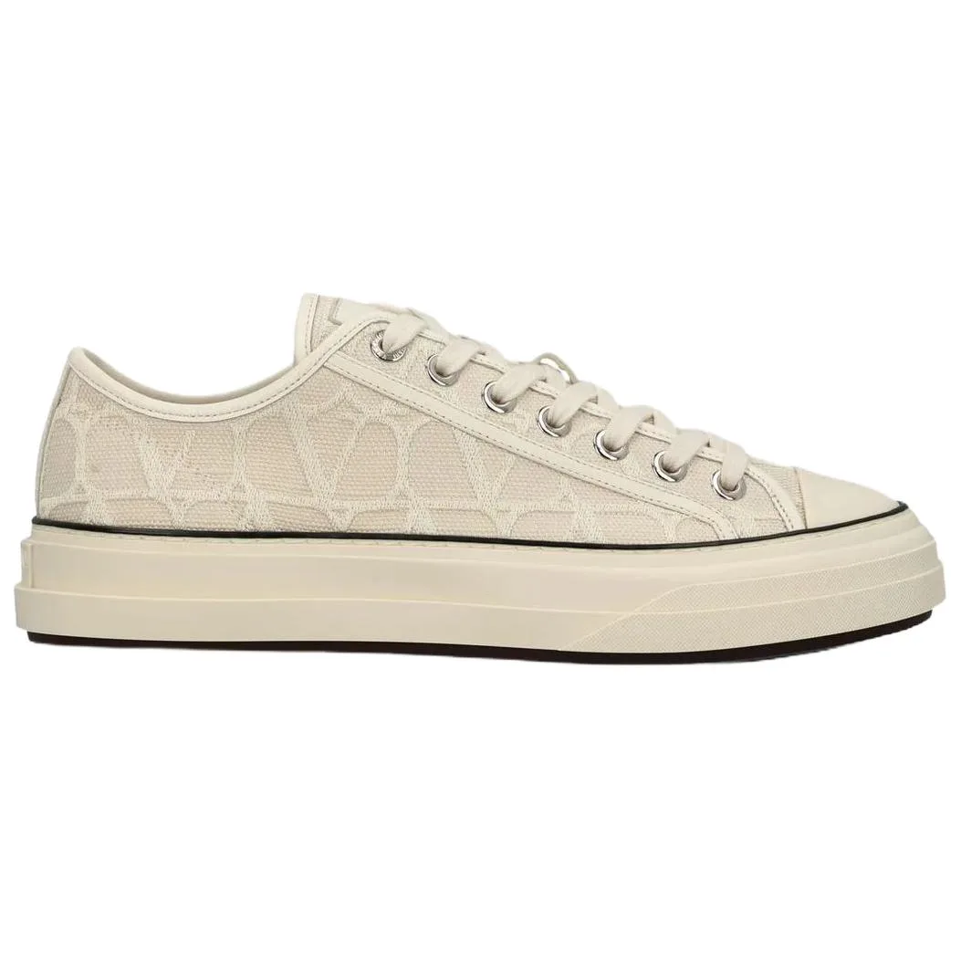 Valentino Кроссовки для скейтбординга мужские low top beige — фото 2