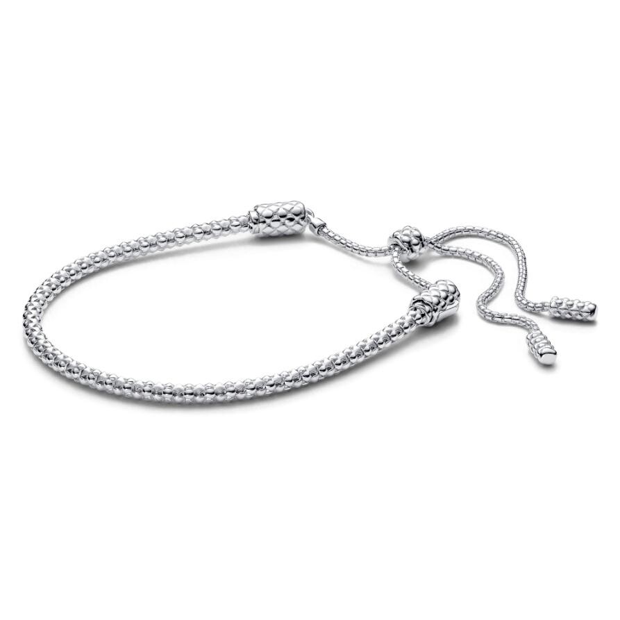 

Браслет Pandora Moments Studded Chain Slider, стерлинговое серебро