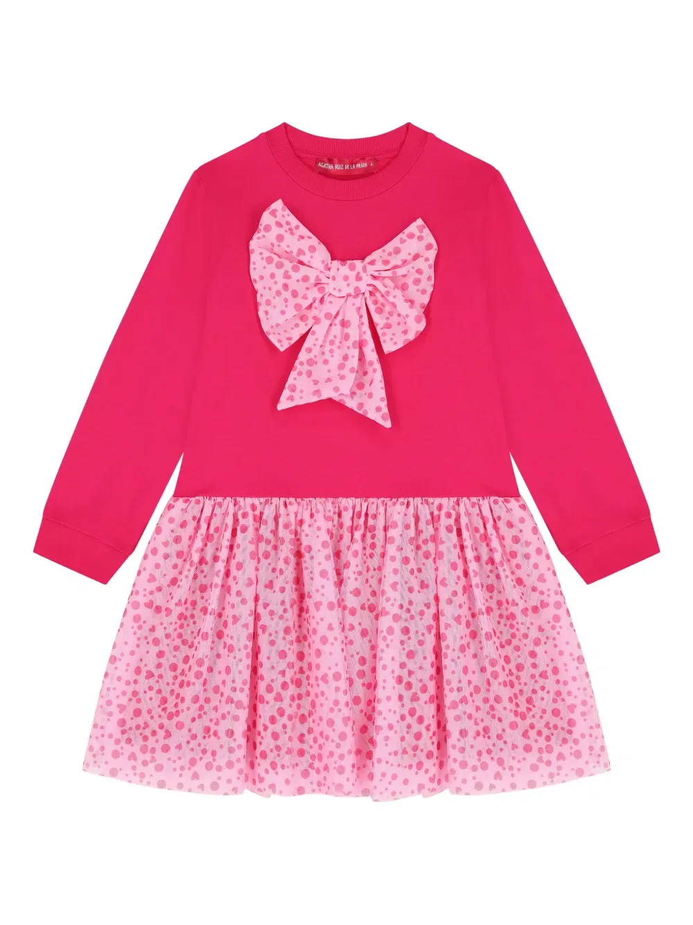 Платье с бантом Agatha Ruiz De La Prada, розовый