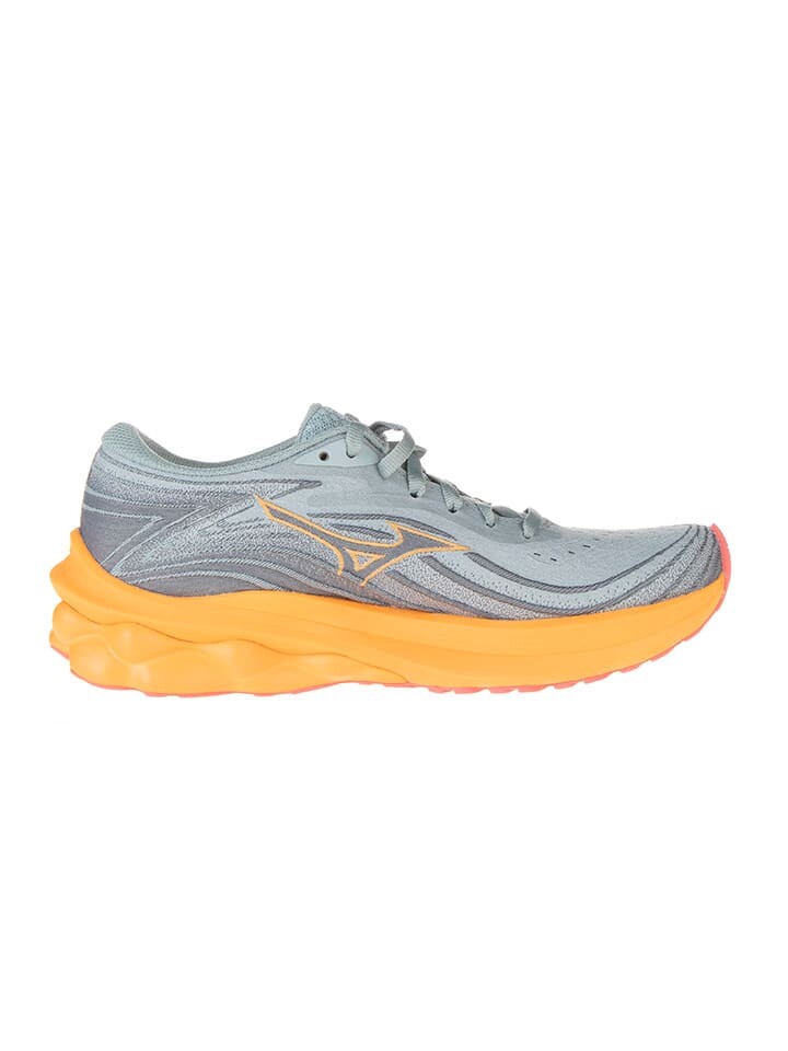 Кроссовки Mizuno Laufschuhe Wave Skyrise Wos, цвет Grau/Orange — фото 2