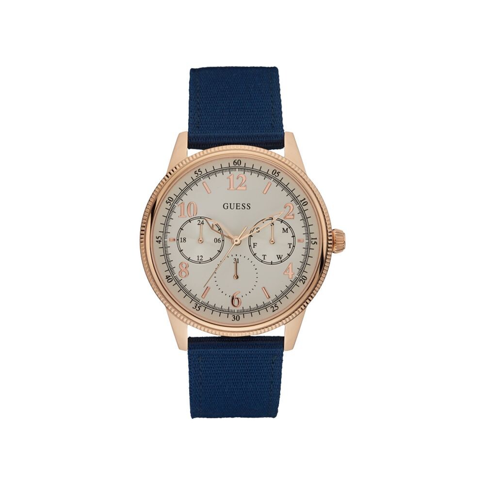 

Синие нейлоновые часы GUESS