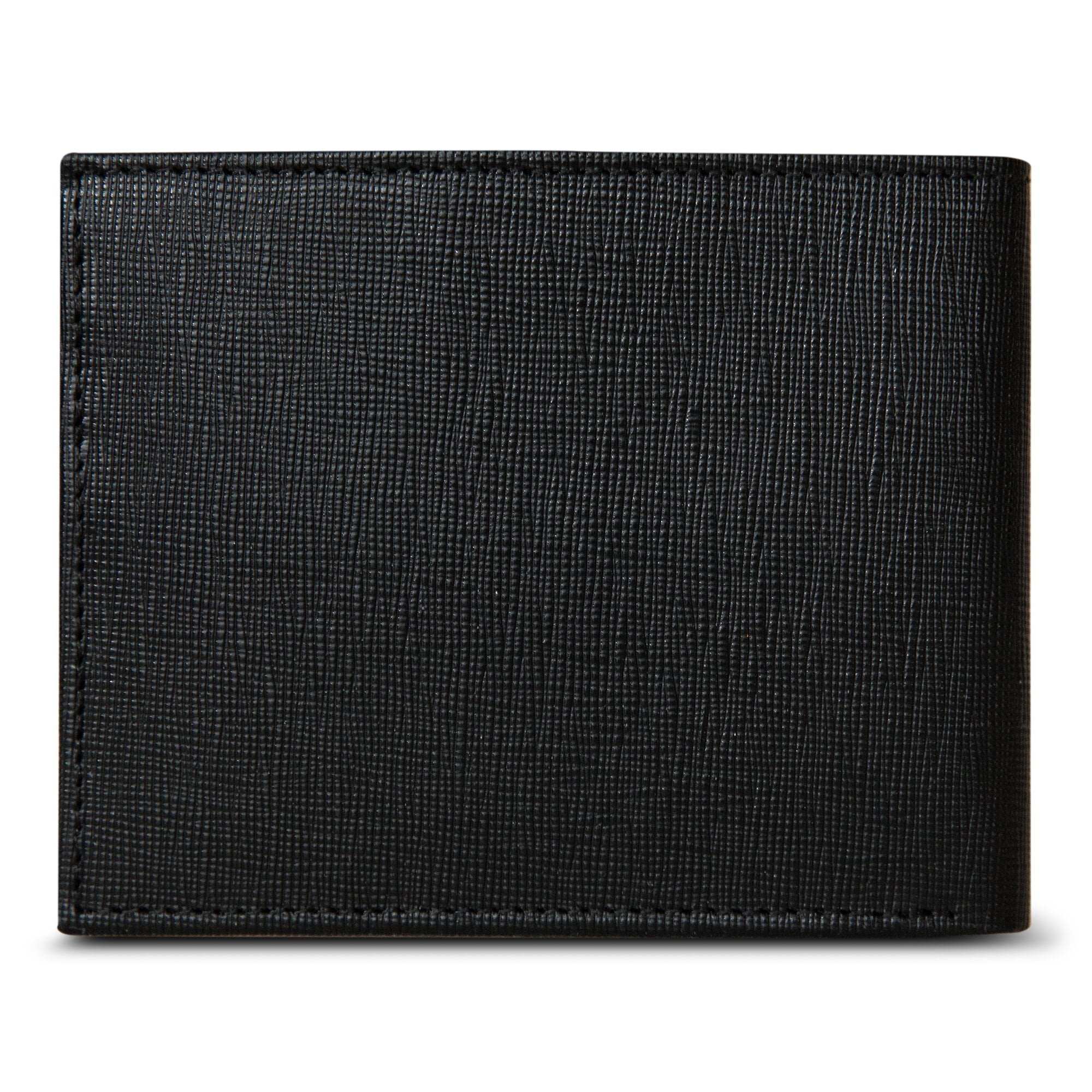 

Мужской кожаный кошелек Nautica Bifold, цвет black iron wash