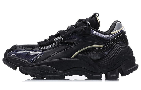 Кроссовки aurora skywalker y2k парижская неделя моды Li-Ning, черный — фото 2