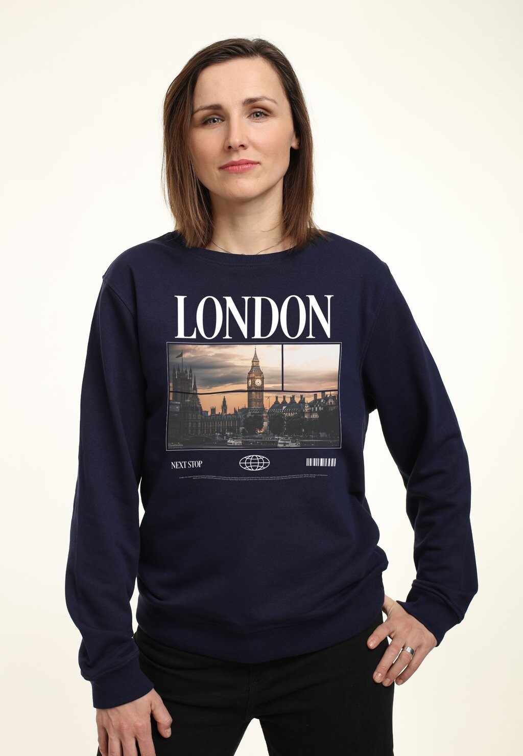 

Толстовка NEXT STOP LONDON Henry Tiger, темно-синий