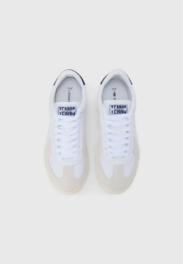 Кроссовки Lacoste Baseshot pro trainers, белый/темно-синий — фото 4