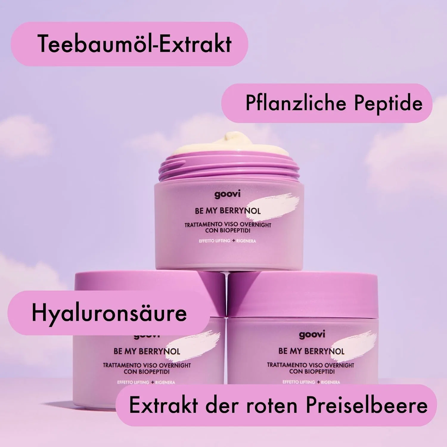 Сыворотка Goovi — Ночной Be My Berrynol с лифтинг-эффектом — фото 4