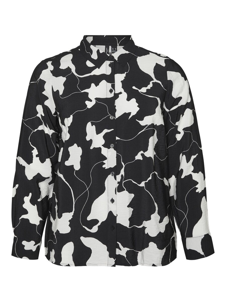 

Рубашка Vero Moda Curve Blouse JOSIE, черный/белый
