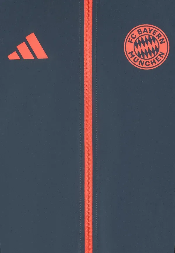 Куртка детская тренировочная Adidas Performance FC Bayern Muenchen Competition Tech Travel Jacket, ярко-оникс/легкий коралл — фото 3
