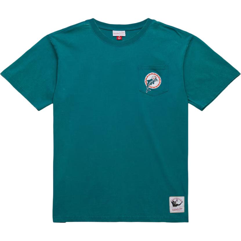 

Mitchell Ness Футболка Mitchell & Ness Aqua Miami Dolphins мужская green, Зеленый, Mitchell Ness Футболка Mitchell & Ness Aqua Miami Dolphins мужская green