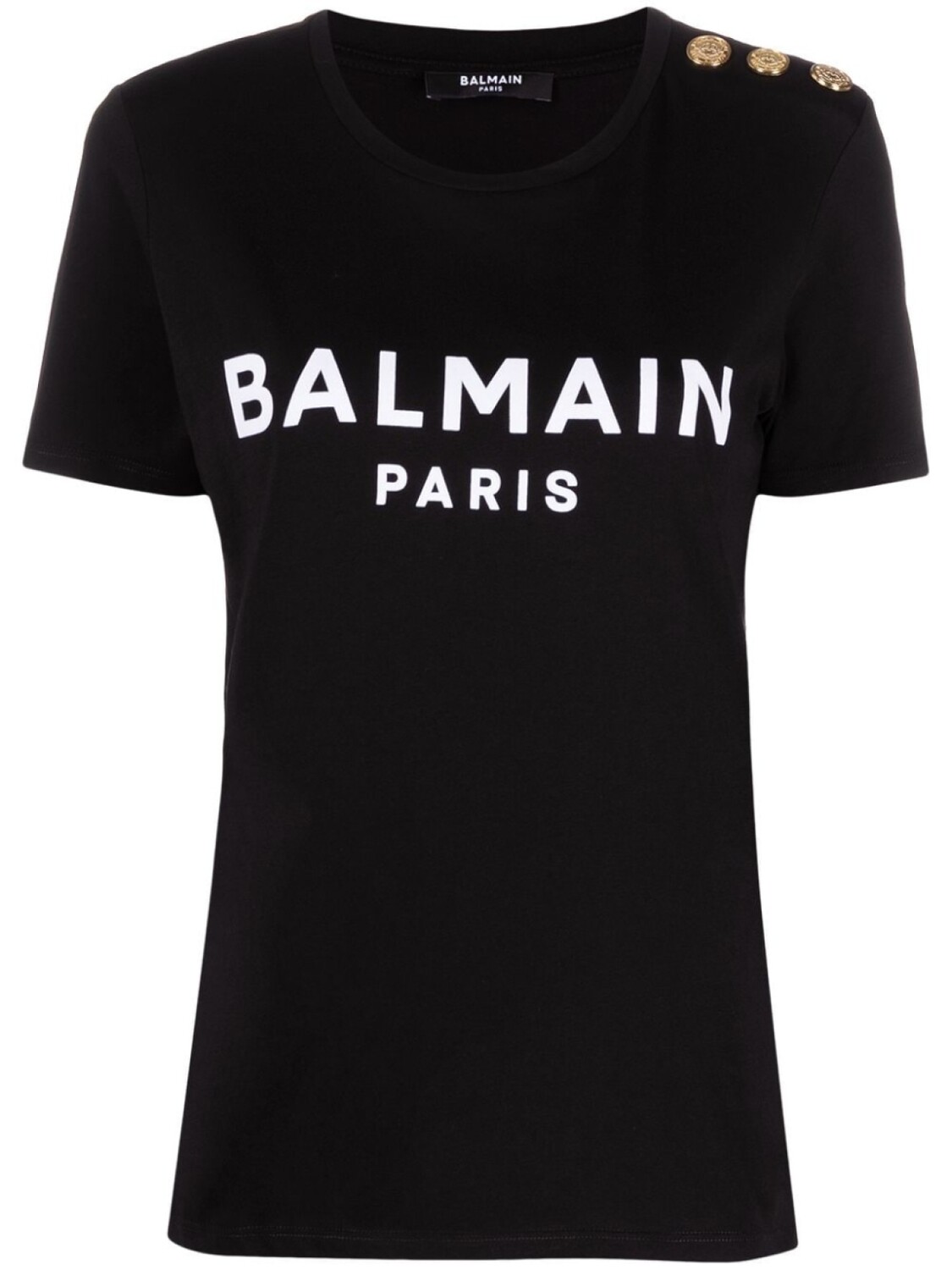 

Футболка с логотипом Balmain, черный
