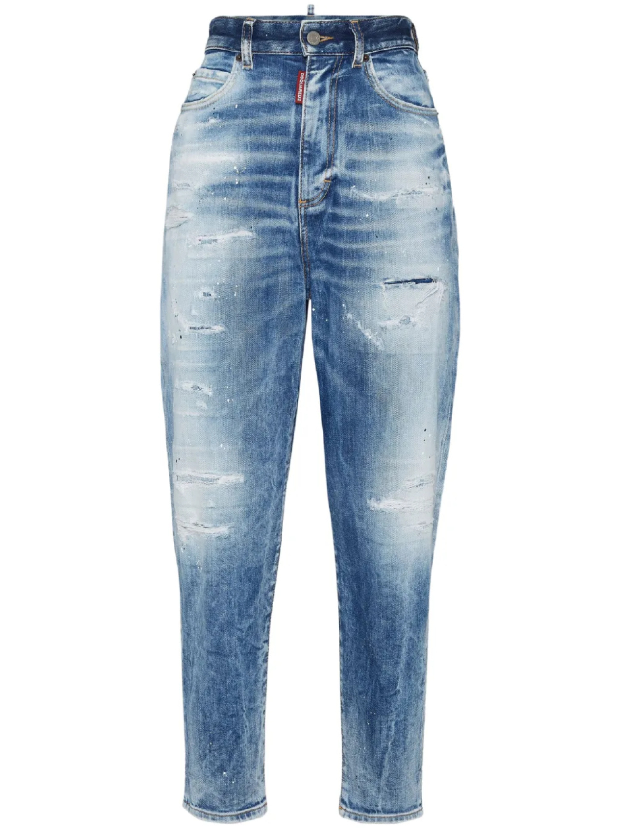 

DSQUARED2 джинсы 80'S с эффектом потертости, синий