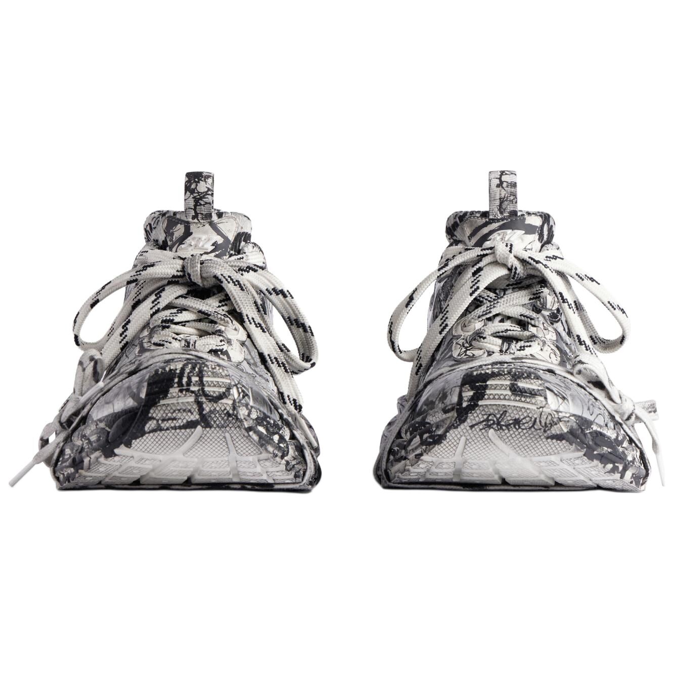 Женские низкие кеды 3XL Chunky черного цвета Balenciaga — фото 4