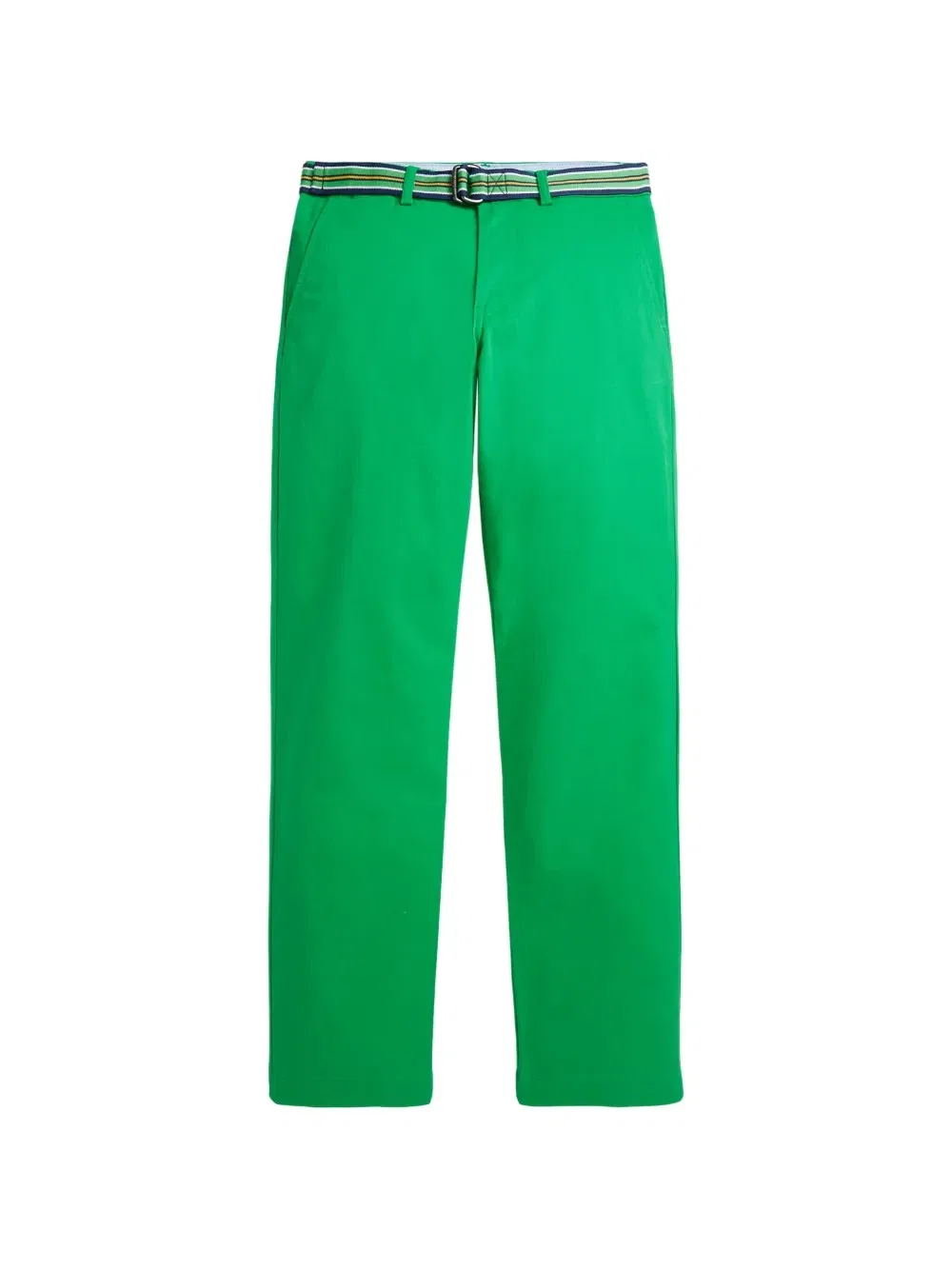 Брюки с ремнем на застежке Polo Ralph Lauren Kids, зеленый