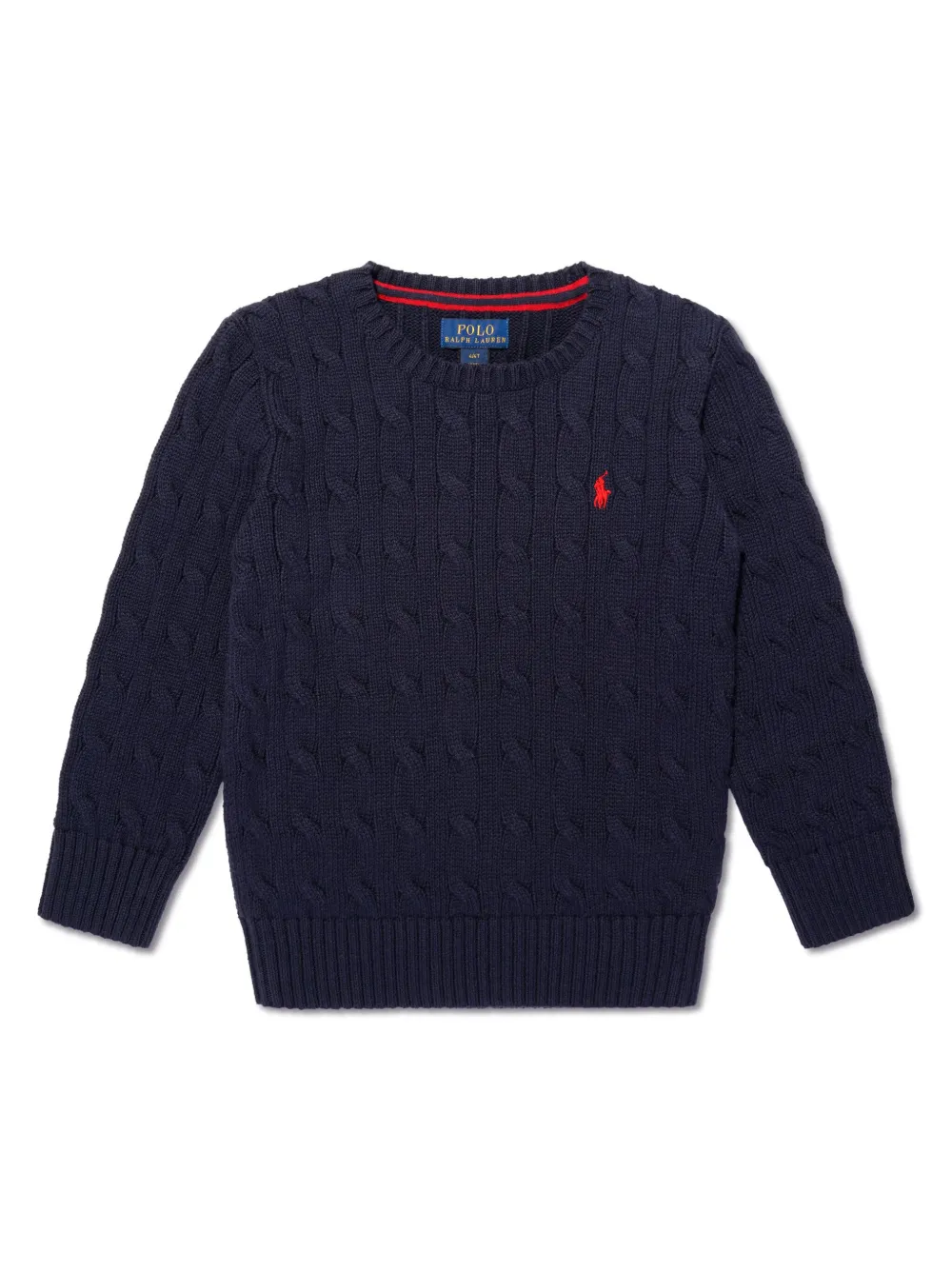 

Вязаный джемпер с вышивкой Polo Pony POLO RALPH LAUREN KIDS, синий