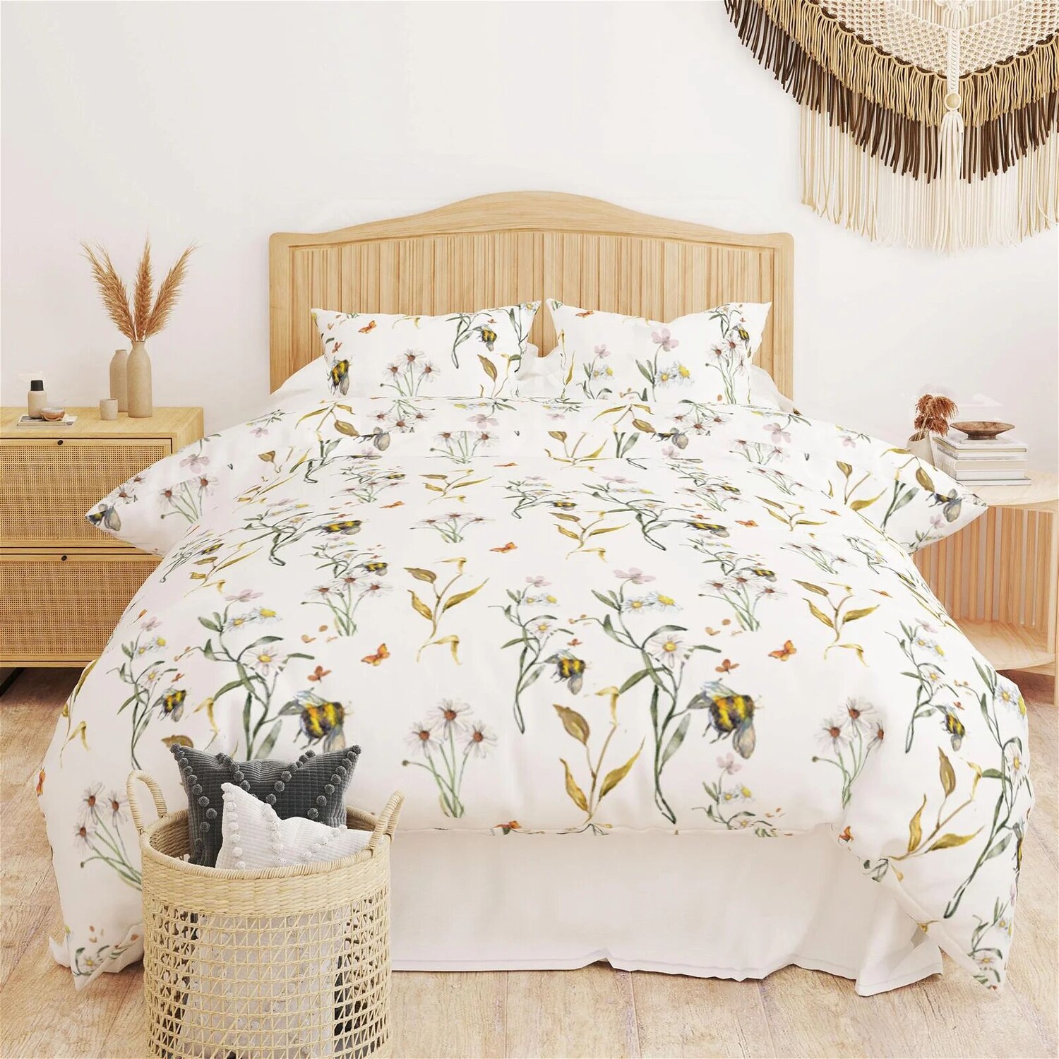 

Evidea Soft Acacia Double Pike - Белый - 200x220 см