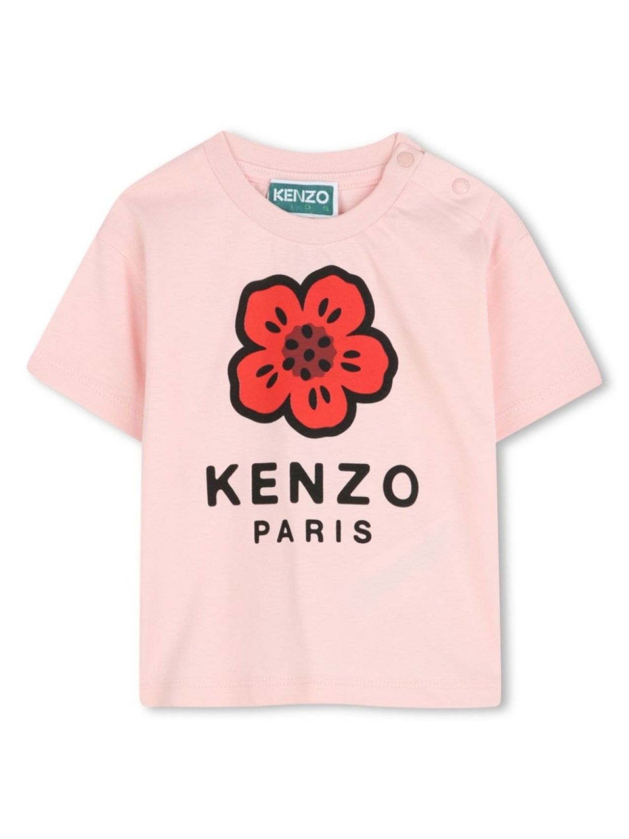 

Kenzo Kids футболка с логотипом, розовый