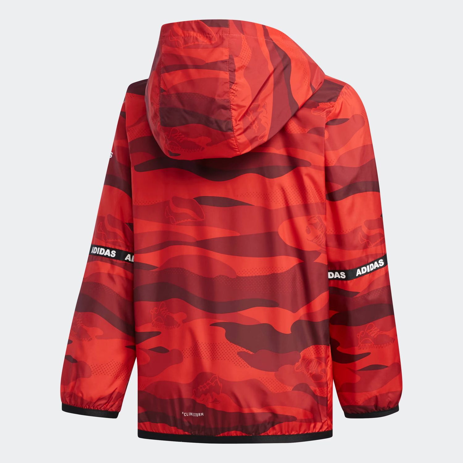 Куртка Adidas оранжево-красная для детей 3-7 лет — фото 3