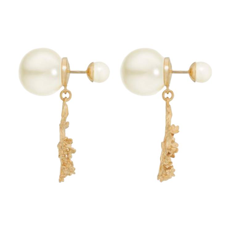 

DIOR Серьги из жемчуга и металла для женщин Gold