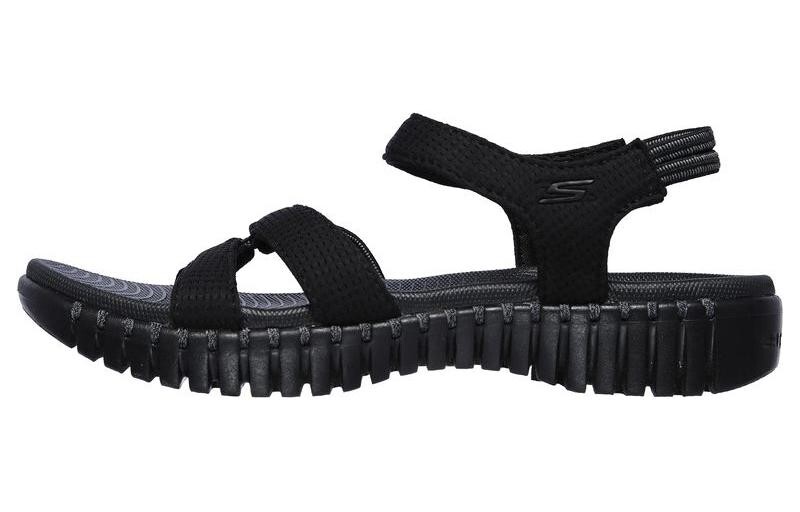 

Пляжные сандалии женские черные Skechers