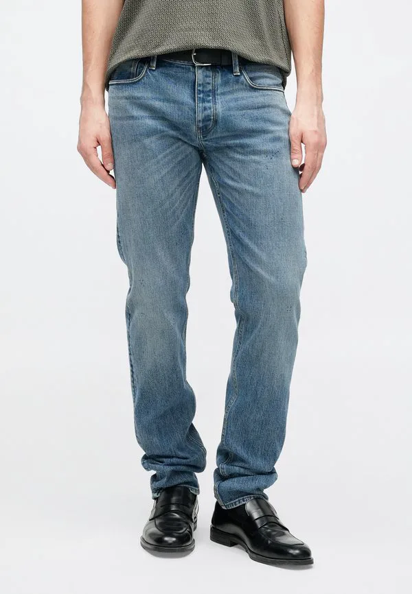 Брюки с карманами прямые джинсы Emporio Armani, Medium Blue Denim — фото 3