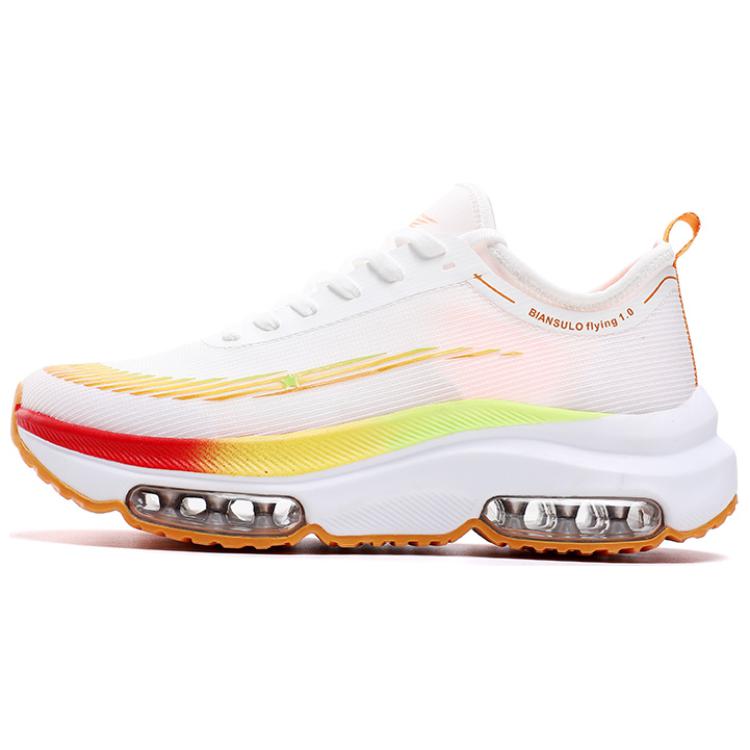 

BIANSULONG Амортизирующие противоскользящие износостойкие низкие кроссовки Air Cushion для тренировок и бега мужские Green Rainbow, цвет Green Rainbow